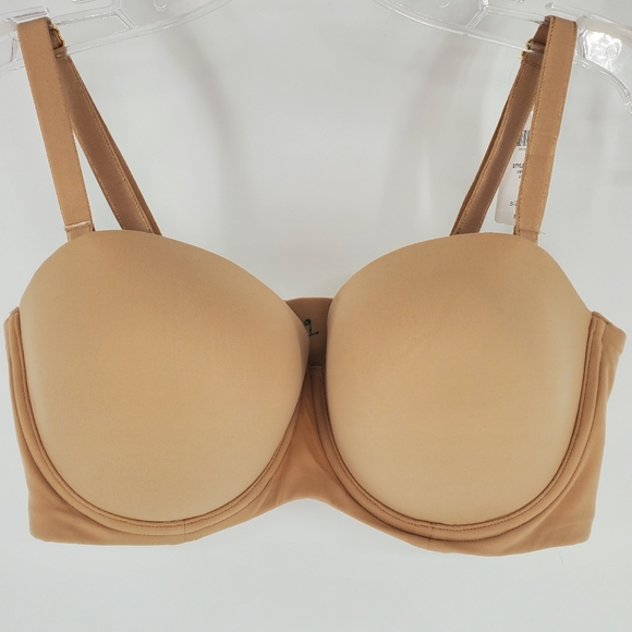 Soma Other - Soma Embraceable Strapless Bra Soft Tan Underwire Plus Curvy 38DD or 38E